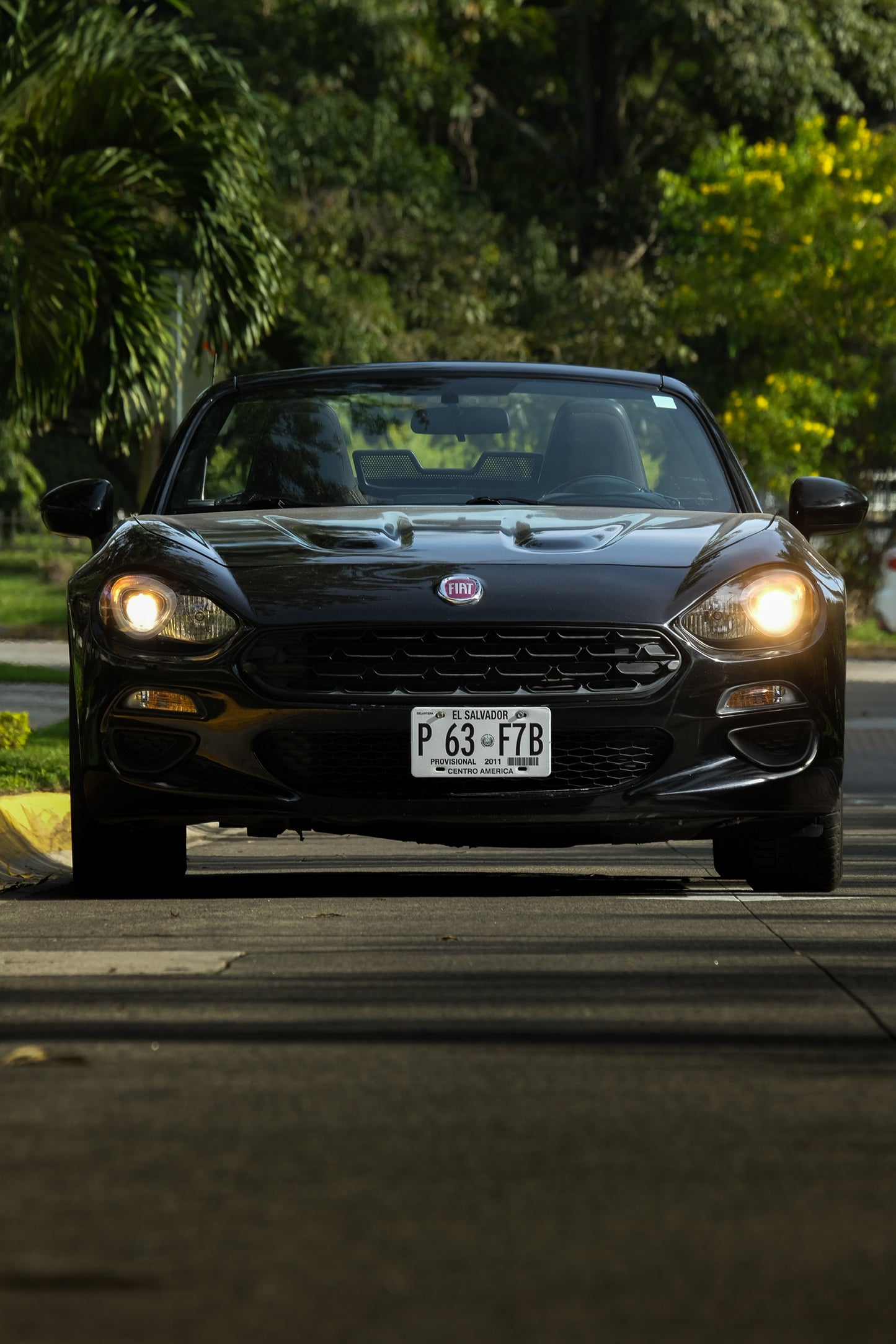Convertible Fiat 124 spider