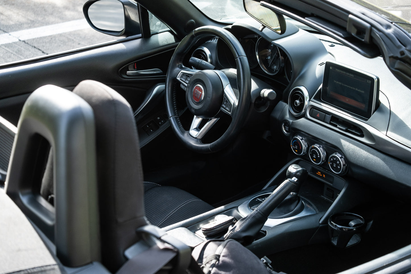 Convertible Fiat 124 spider